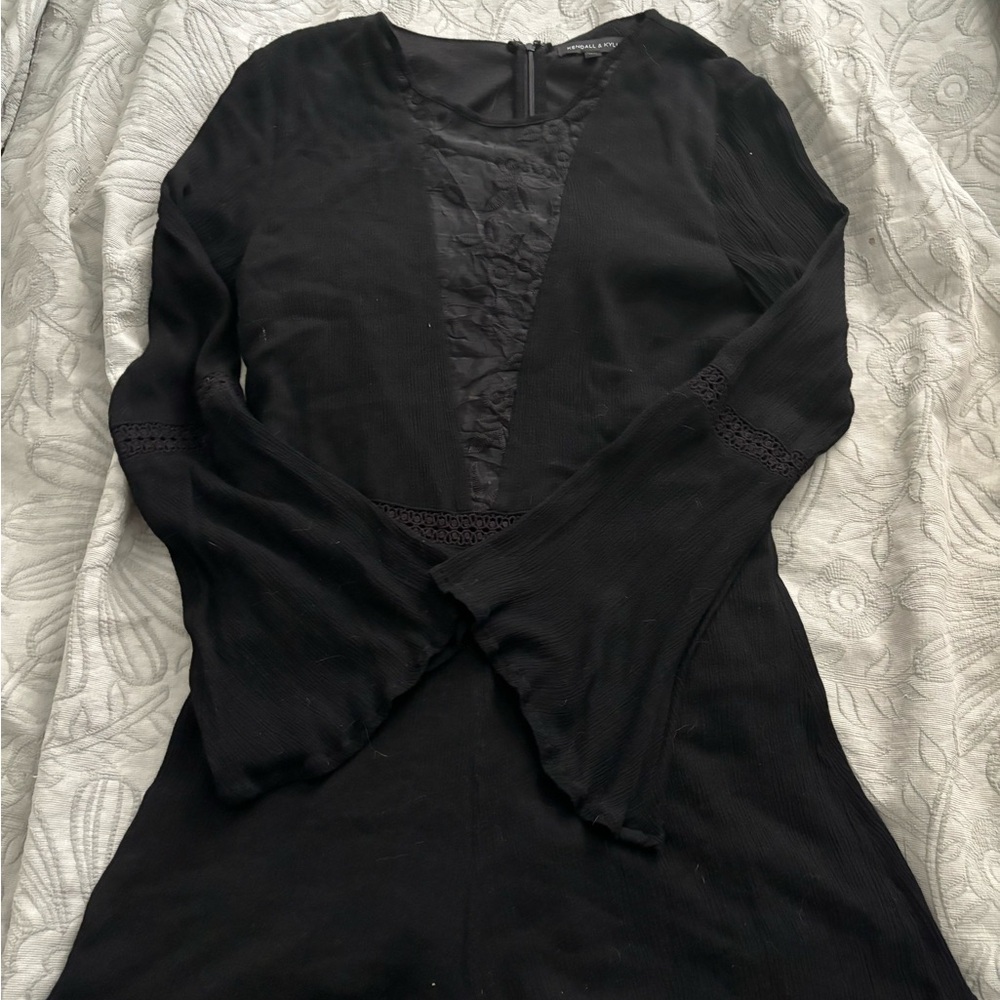 Kendall & Kylie Black Long Sleeve Dress